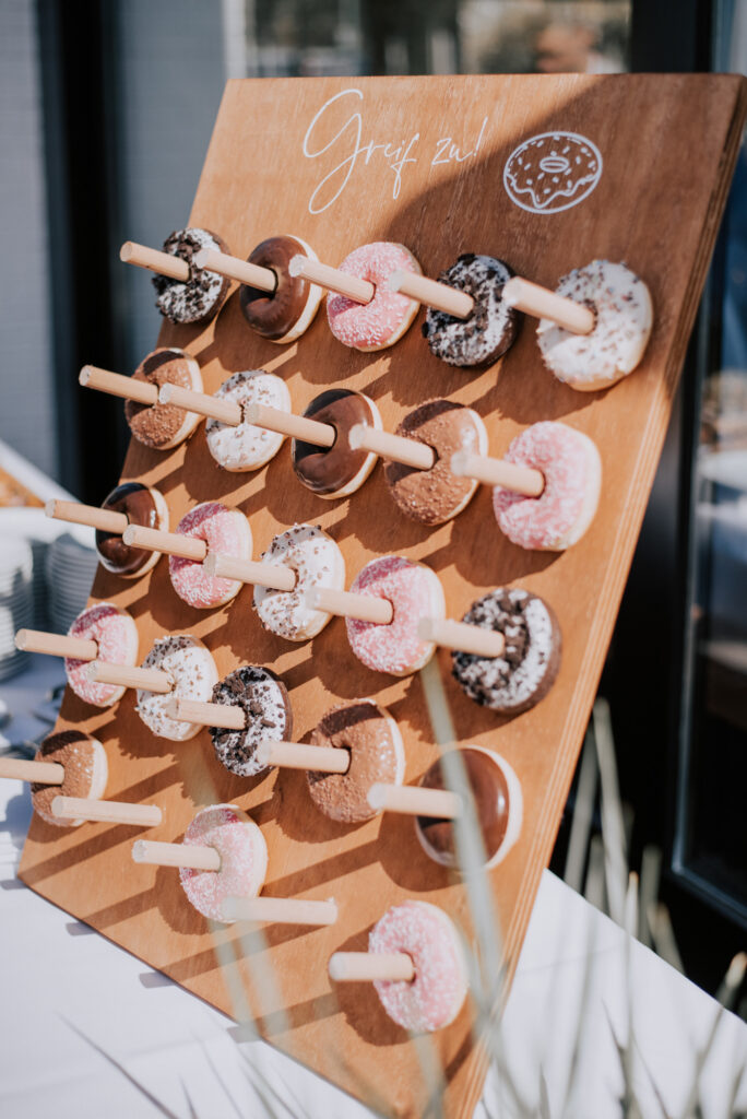 Donuts statt Hochzeitstorte