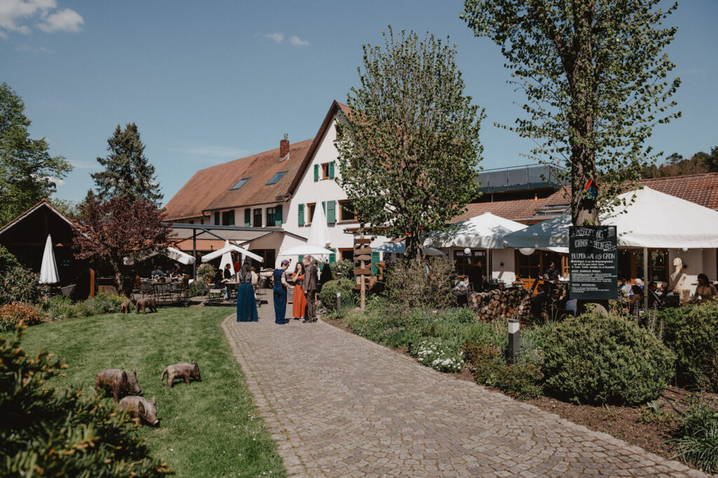 Gasthof Blumenthal - Hochzeit in Blau