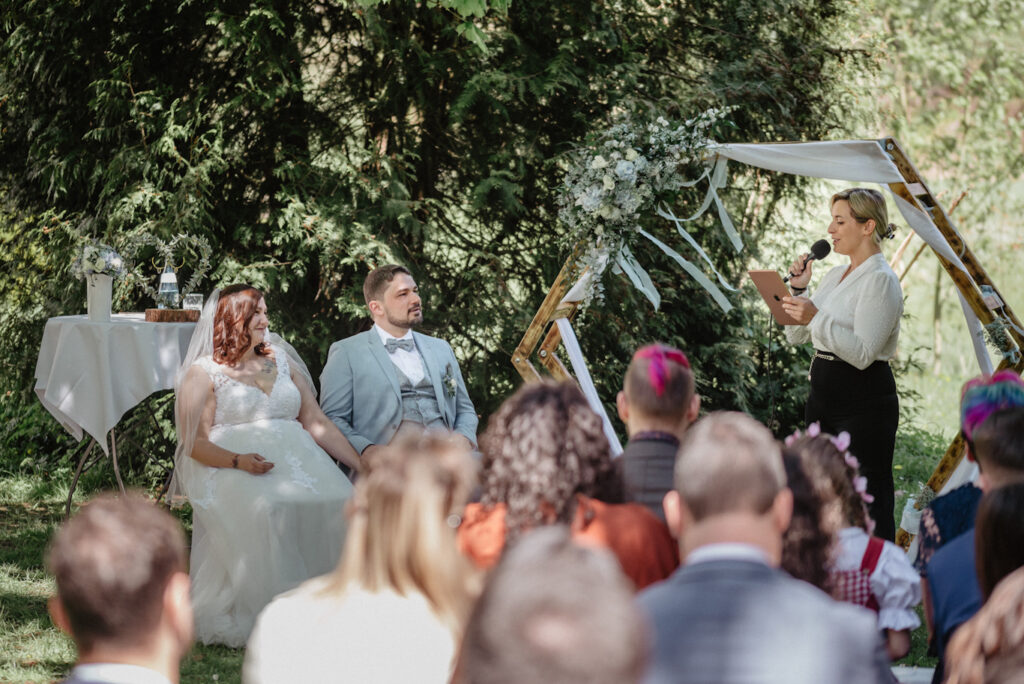 Freie Trauung mit Nadja Piechota - Hochzeit in Blau