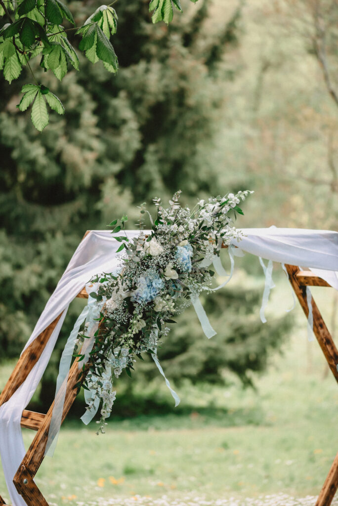 Traubogen - Hochzeit in Blau